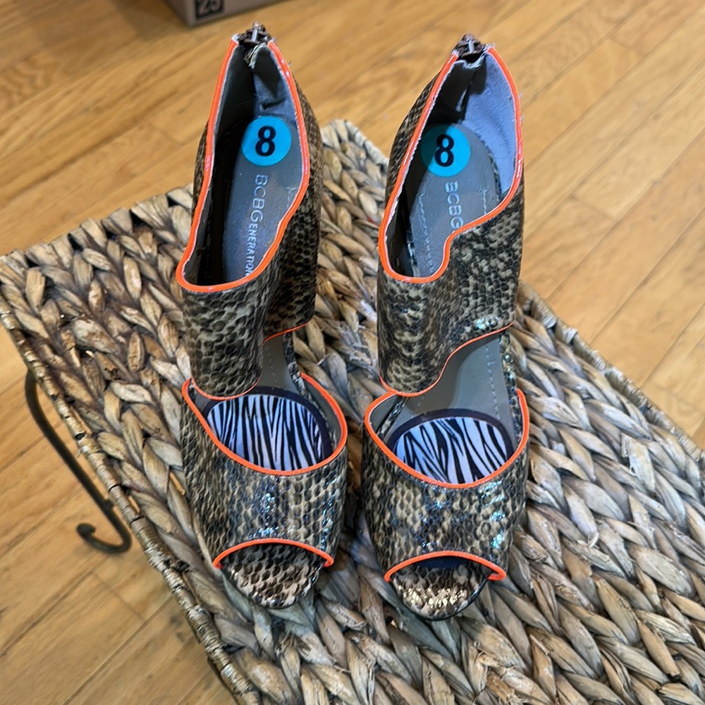 Bcbg(Eneration) Snakeskin High Heels View 2